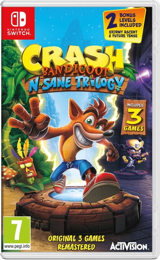 Boxshot Crash Bandicoot N. Sane Trilogy