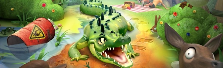 Banner Angry Alligator