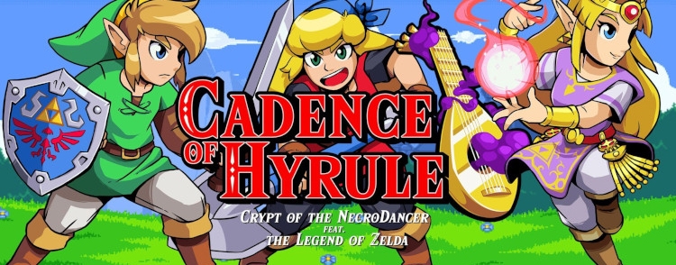 Banner Cadence of Hyrule Crypt of the NecroDancer Featuring The Legend of Zelda