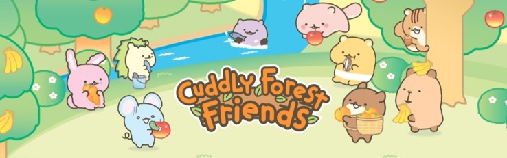 Banner Cuddly Forest Friends