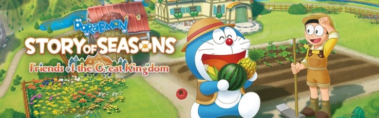 Banner Doraemon Story of Seasons Friends of the Great Kingdom