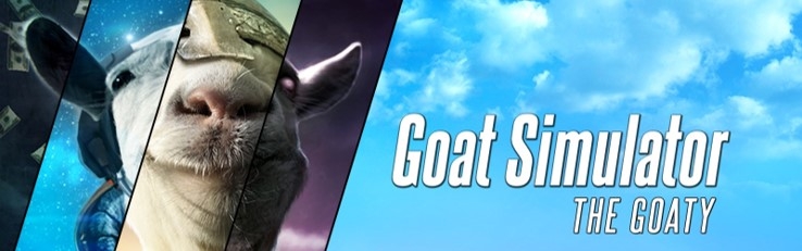 Banner Goat Simulator The GOATY