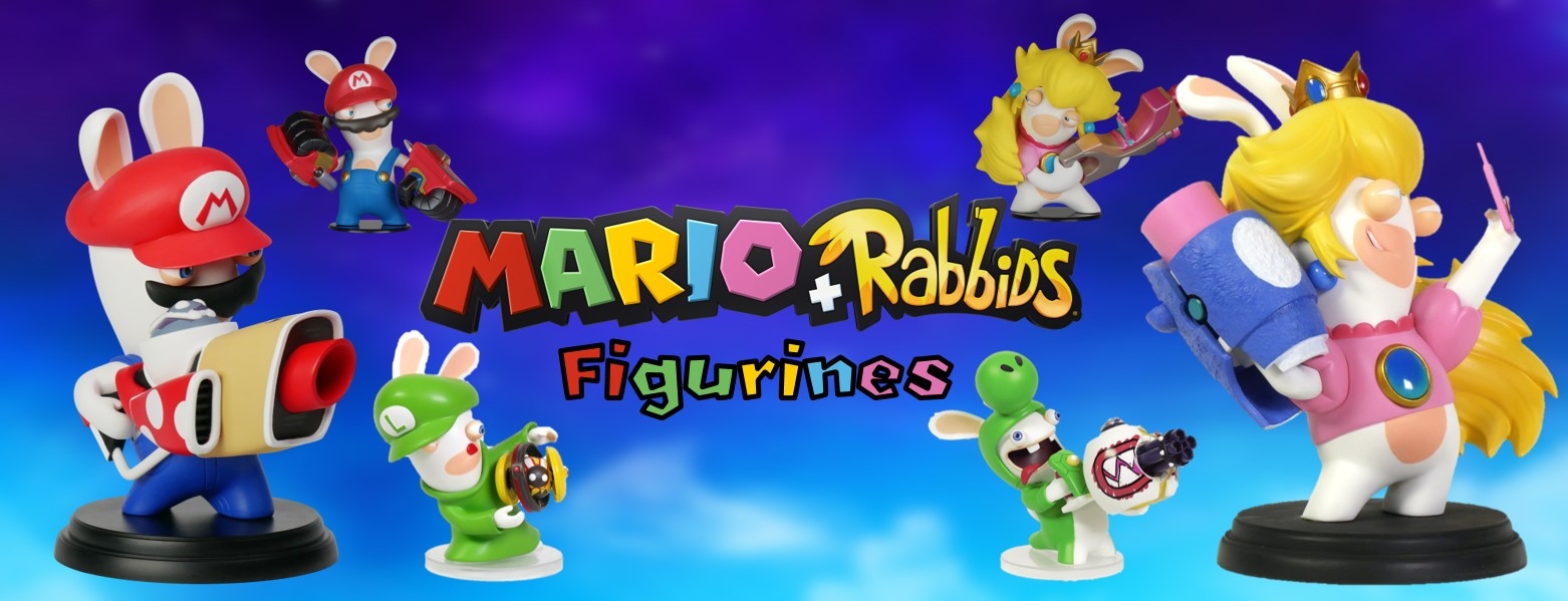 Banner Mario Plus Rabbids Figurines