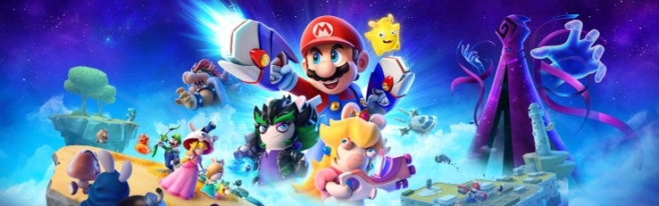 Banner Mario Plus Rabbids Sparks of Hope