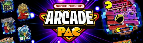 Banner Namco Museum Arcade PAC
