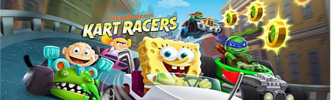 Banner Nickelodeon Kart Racers