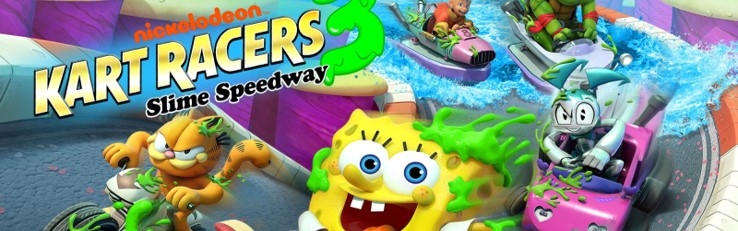 Banner Nickelodeon Kart Racers 3 Slime Speedway