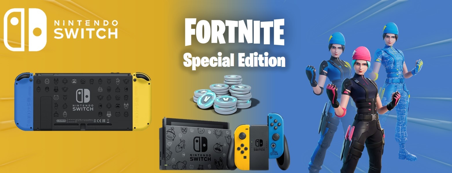Banner Nintendo Switch Fortnite Special Edition