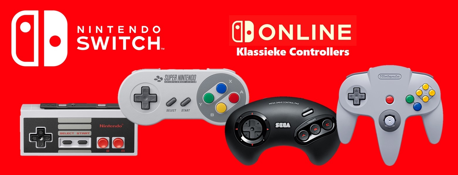 Banner Nintendo Switch Online Klassieke Controllers