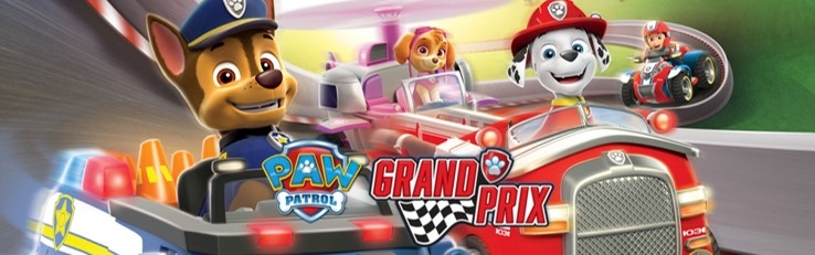 Banner PAW Patrol Grand Prix