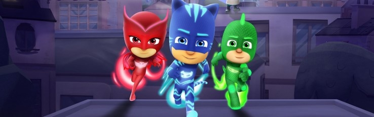 Banner PJ Masks Heroes of the Night