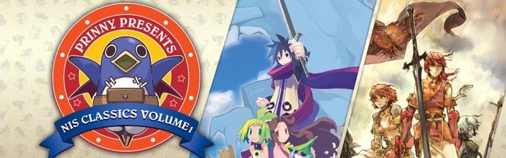 Banner Prinny Presents NIS Classics Volume 1 Phantom Brave The Hermuda Triangle Remastered  Soul Nomad and the World Eaters