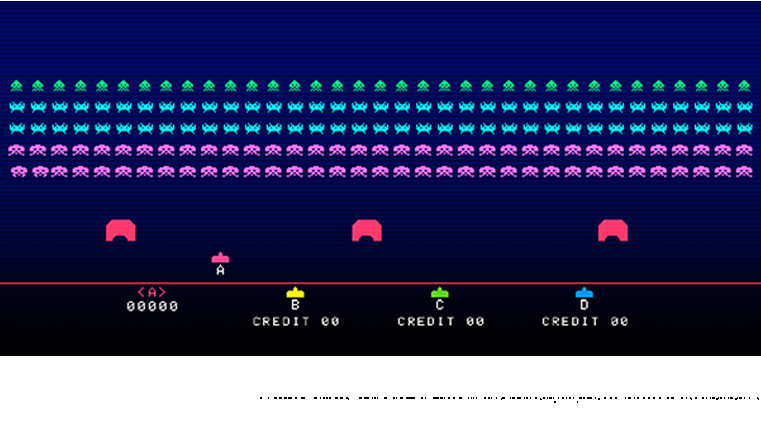 Banner Space Invaders Forever