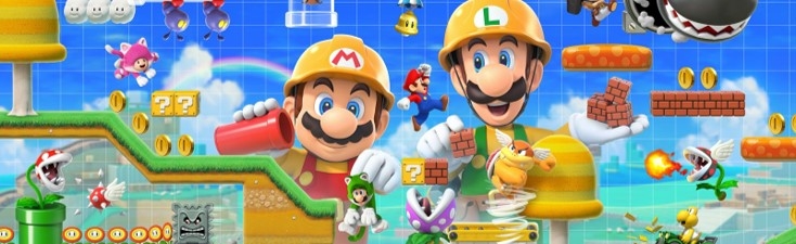 Banner Super Mario Maker 2