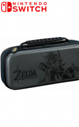 Game Traveler Deluxe Travel Case - Zelda Breath of the Wild Zwart Lelijk Eendje voor Nintendo Switch