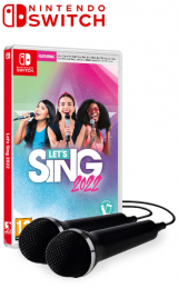 Let’s Sing 2022 + 2 microfoons in Buitenlands Doosje voor Nintendo Switch