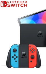 Nintendo Switch OLED Rood/Blauw - Nette Staat voor Nintendo Switch