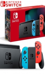 Nintendo Switch Rood/Blauw - Nieuw Model - Als Nieuw & in Doos voor Nintendo Switch