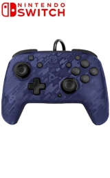 PDP Nintendo Switch Pro Controller - Face off deluxe+ Blue Camo voor Nintendo Switch