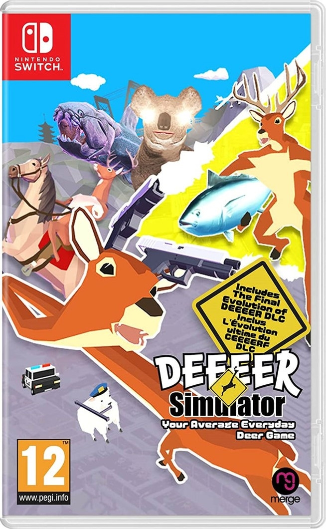 Boxshot DEEEER Simulator: Your Average Everyday Deer Game