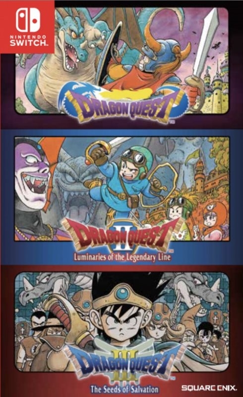 Boxshot Dragon Quest / Dragon Quest II: Luminaries of the Legendary Line / Dragon Quest III: The Seeds of Salvation