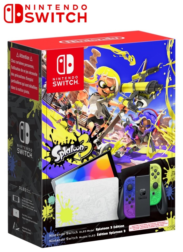 Boxshot Nintendo Switch - OLED - Splatoon 3 Edition