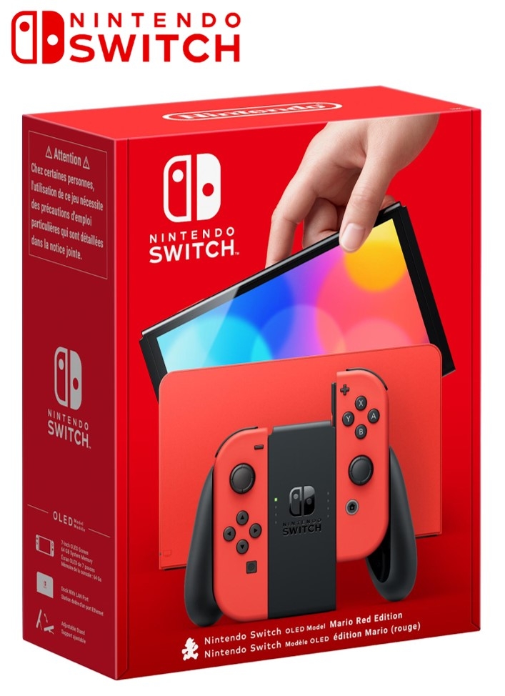 Boxshot Nintendo Switch - OLED Mario Red Edition