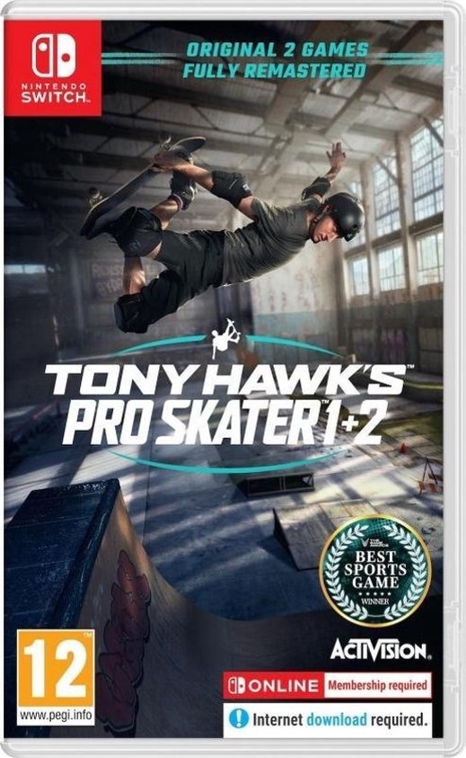 Boxshot Tony Hawk’s Pro Skater 1 + 2