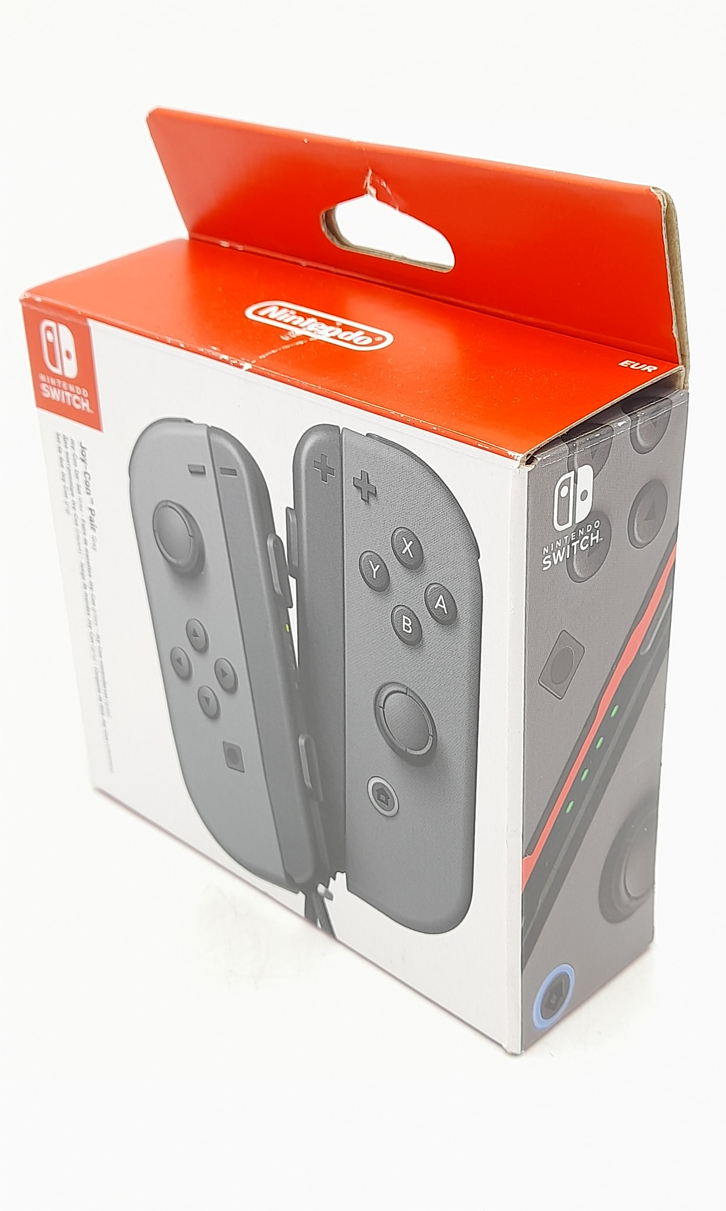 Foto van Nintendo Switch Joy-Con Controllers Grijs in Doos
