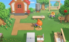 Review Animal Crossing: New Horizons: Ondertussen decoreer je je eiland zo mooi mogelijk. Zo kun je voor het eerst paden aanleggen en items buiten plaatsen!