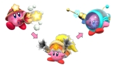 De nieuwe Avonturier-vaardigheid geeft Kirby een pistooltje! Deze kan worden geüpgraded naar de Edele avonturier of zelfs de Ruimteavonturier!