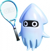 Blooper voelt zich als een inktvis in het water op de tennisbaan en kan met zijn Tricky-speeltype veel curveballen slaan.