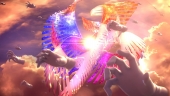 Galeem, ondersteund door Master Hand en Crazy Hand, neemt alle vechters over. Alleen Kirby weet te ontsnappen!