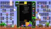 Het klassieke Super Mario Bros.-thema past goed bij de Tetris-blokjes!