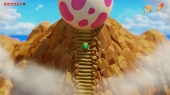 Het ei van de grote Windvis is gelegd door een grote roze Yoshi? Waar zijn we toch beland?