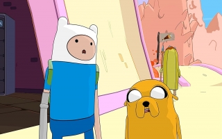 Speel als de hoofdpersonages van Adventure Time: Finn en Jake!