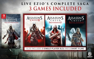 Assassin's Creed: The Ezio Collection word geleverd met 3 avonturen voor de prijs van 1!