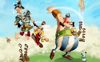 Zoals de naam van deze game al een klein beetje weggeeft speel je in deze titel als Asterix & Obelix.
