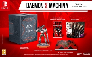 Echte Daemon X Machina fans nemen de limited edition, met onder andere een standbeeld van 18cm!