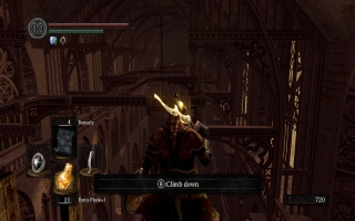 Dark Souls integreert vaak de architectuur in de game-design.