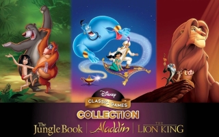 Deze game bevat 3 Disney Classics: The Jungle Book, Aladdin en The Lion King.