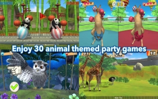 Speel samen met de dieren wel 30 verschillende minigames!