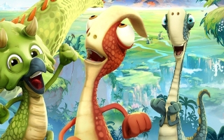 Gigantosaurus The Game: Afbeelding met speelbare characters