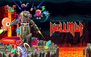 Hellmut: The Badass from Hell: Afbeelding met speelbare characters