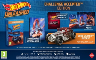 De Challenge Accepted Edition bevat de game, een poster, steelbook, season pass en een autootje.