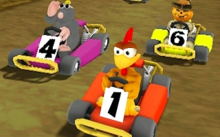 Moorhuhn Crazy Chicken Kart 2: Afbeelding met speelbare characters