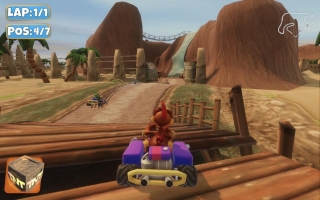 Moorhuhn Crazy Chicken Kart 2: Screenshot