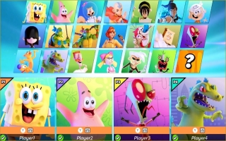 Speel met een roster van alle Nickelodeon-sterren, van nu en vroeger!