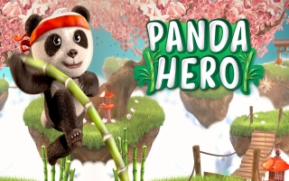Speel als Panda Hero en ga op pad samen met je bamboestok!