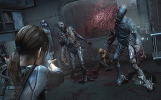 Baan je een weg door duistere gangenstelsels gevuld met zombies.